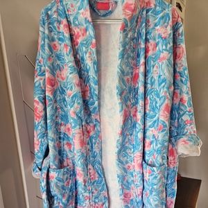 NWT Lilly Pulitzer Velour Terry Robe